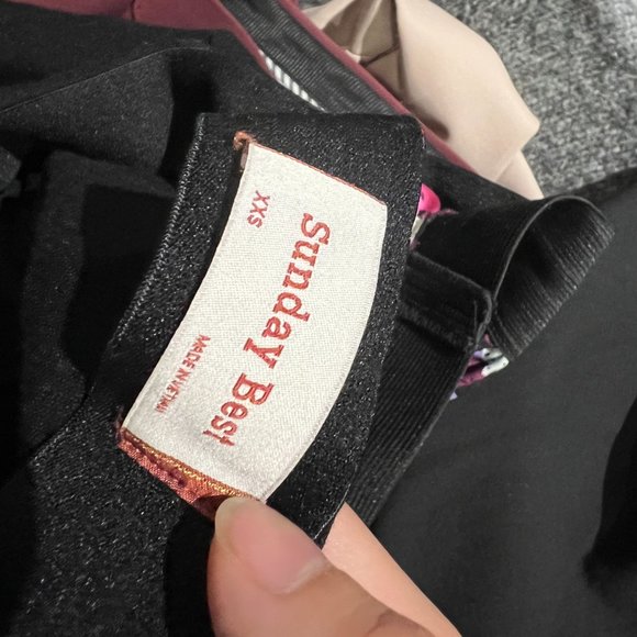 aritzia sunday best black mini skirt size xxs - Picture 4 of 4